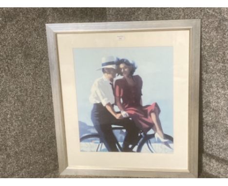 A colour print after Jack Vettriano “Lazy Hazy Days” 53 x 46cm
