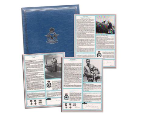 Battle of Britain WW2 Fighter Pilot Profile Collection, pub. Military Gallery, Bath, 1984, an album containing twenty seven p