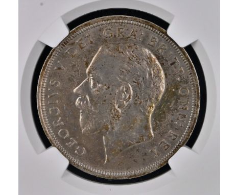 NGC – George V (1910-36), Crown  Wreath 1934, Proof, (S. 4036), toned and a superb example of a rare coin, encapsulated and g