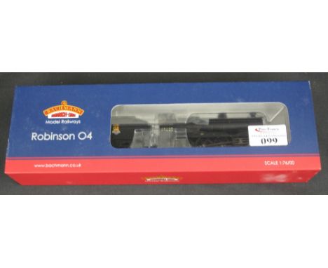 Bachmann Branch-line model railways 1:76/00 scale Robinson 04 63635 BR Black Early Emblem locomotive and tender in original b