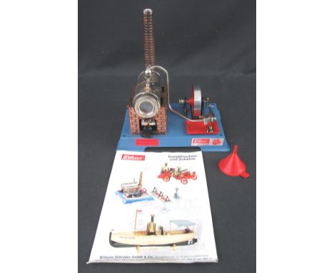 Wilesco German tinplate steam engine no. D6 with accessories.
(B.P. 24% incl. VAT)
