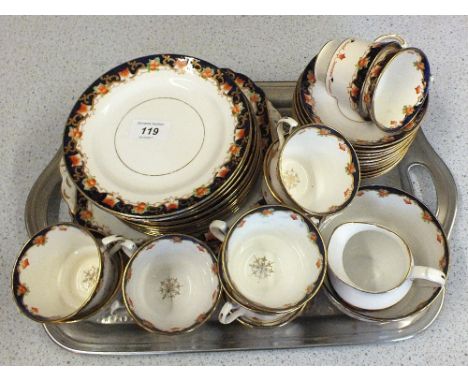 An Edwardian melba part tea set