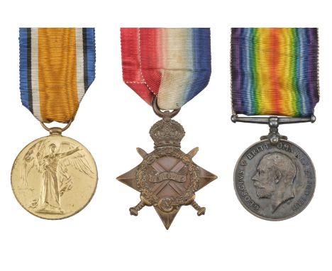 * A WWI 'Gallipoli' casualty group to Sergeant A. Brewer, Royal Dublin Fusiliers, killed in action 9 August 19151914-15 Star 