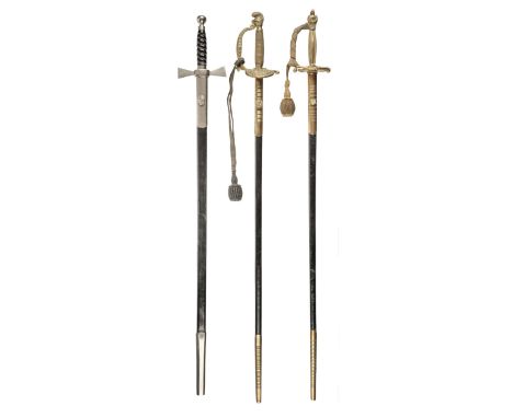 * Court Sword. A Victorian court sword, the 80 cm steel blade by H Poole &amp; Co, Saville Row, London, etched with military 