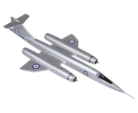 * Royal Air Force. Bristol 188 XF926, hand built model aircraft, finely detailed with decals, 45 cm long (including pitot tub