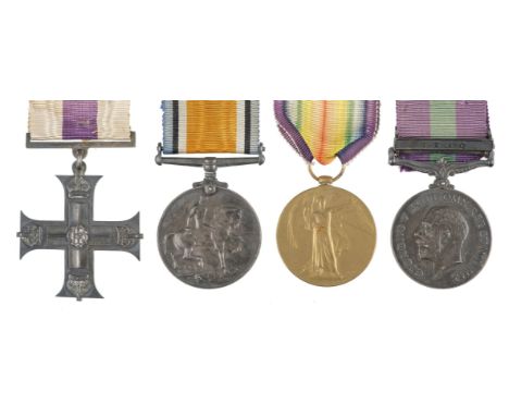 * Captain Oswald Bede Russell, MC killed in action at Samawa, Mesopotamia, 3 September 1920Military Cross, G.V.R., reverse co