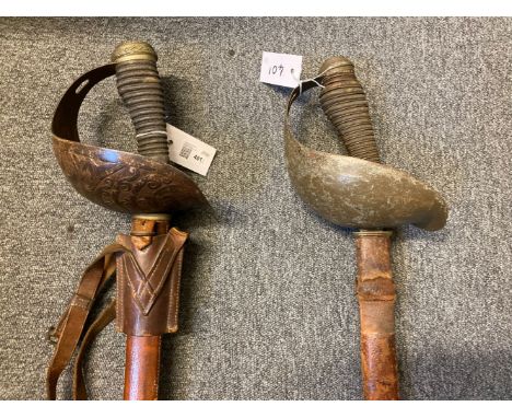 * Swords. A 1912 pattern cavalry officers sword, the 83 cm blade by Army &amp; Navy Cooperative Society, numbered 13397, stee