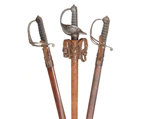 * Swords. A Victorian 1821 pattern Royal Artillery officer's sword by Henry Wilkinson numbered 60637, the 87 cm slightly curv