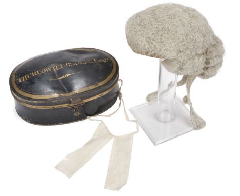 * Ubsdell Family. A wig by Ravenscroft belonging to Thurlow Richardson Ubsdell (born 1872), finely woven horsehair barrister'