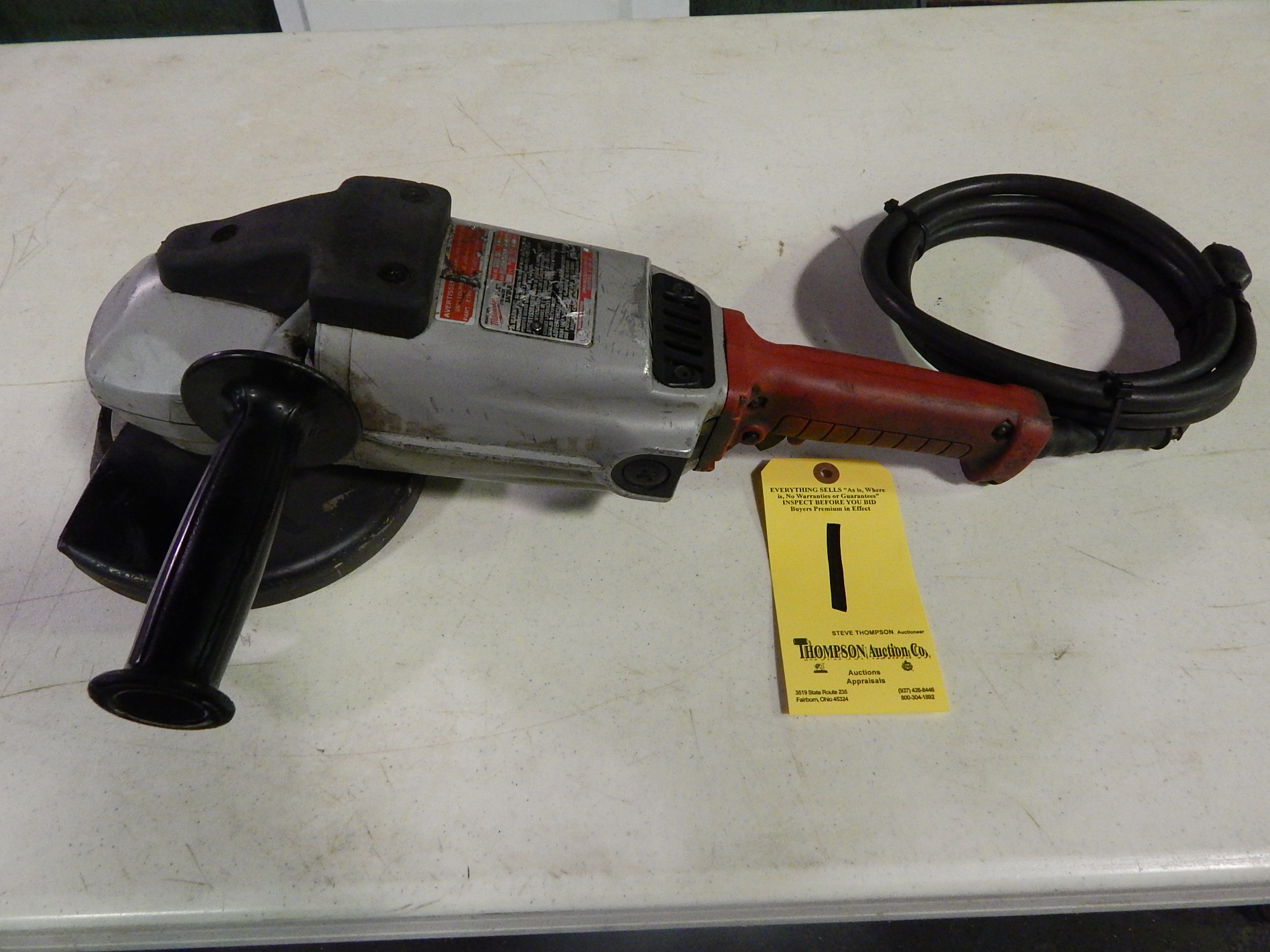 Milwaukee 9 Inch Right Angle Grinder