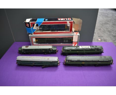 Two Lima 00 gauge Diesel Locomotives Sir Edward Elgar and BR20193, both boxed along with four Bachmann, Hornby and Triang Die