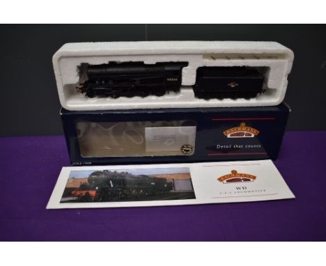 A Bachmann 00 gauge BR 2-8-0 Loco &amp; Tender, 90566, boxed 32-256