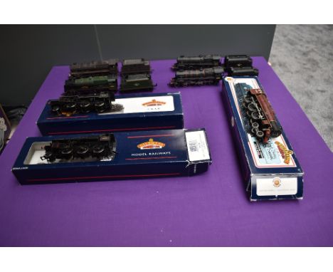 Four Bachmann 00 gauge 4-6-0 Loco &amp; Tenders, Queens Westminster Rifleman, Sir Frank Ree, 75075 &amp; 75078 along with thr
