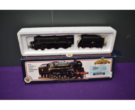 A Bachmann 00 gauge BR 4-6-0 Loco &amp; Tender, Class 4 75075, boxed 31-101