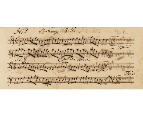Music.- Long (James) Album of songs, 42pp., manuscript music, slightly browned, original boards, later morocco spine, spine w