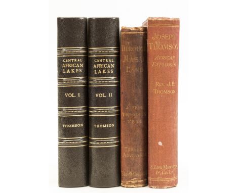 Africa.- Thomson (Joseph) To the Central African Lakes and Back, 2 vol., first edition, half-title, mounted photographic port