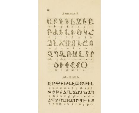 Linguistics.- Fry (Edmund) Pantographia; containing accurate copies of all the known alphabets in the world, first edition, l