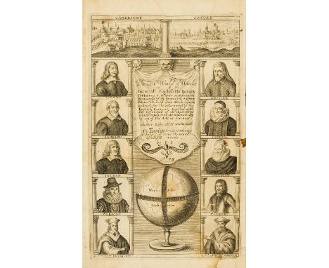 Dictionaries.- Phillips (Edward) The New World of Words, or a General English Dictionary, fourth edition, engraved additional