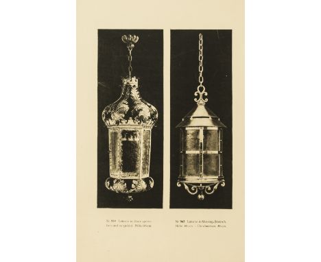 Lighting trade catalogue.- Kirsch (Reinhold) [Trade Catalogue], 45 leaves with images of metalwork light fittings, plus price