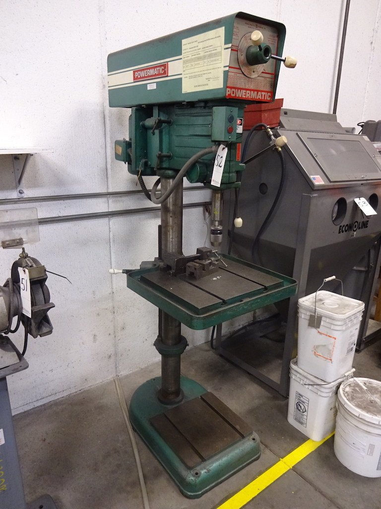 Powermatic 20 in. Model 1200 Variable Speed Drill Press, S/N 320V811