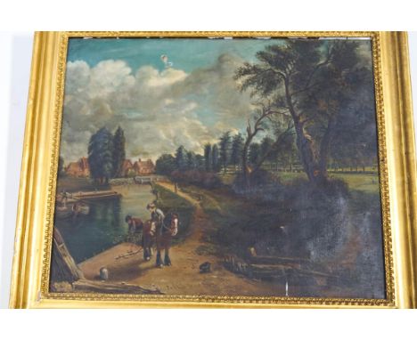 Kathlyn M Stock after ConstableFlatford MillOil on canvas51 x 64cm