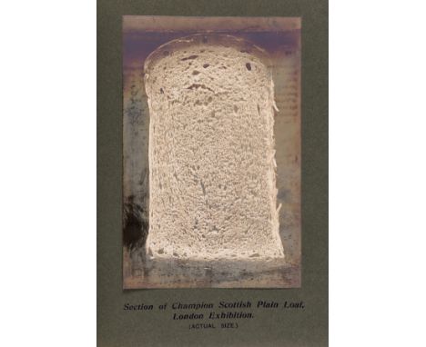 Bread.- Photobook.- Simmons (Owen) The Book of Bread, first edition, 2 tipped-in gelatin silver prints, 8 tipped in black &am