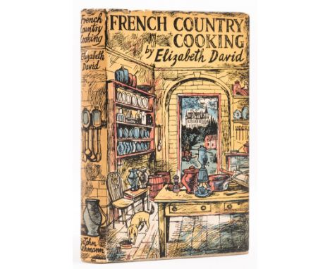 David (Elizabeth) French Country Cooking, first edition, illustrations by John Minton, original cloth, dust-jacket, price-cli