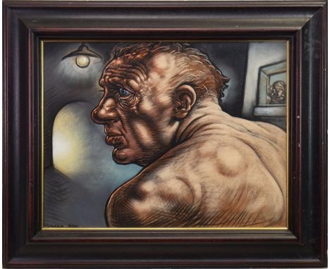 * PETER HOWSON OBE (SCOTTISH b 1958), CONTEMPLATION pastel on paper, signed and dated 2000 46cm x 60cm Framed and under glass