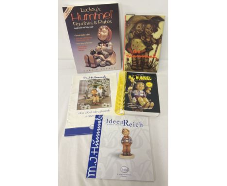 A collection of assorted books relating to Hummel figurines and collectables. To include Luckey's identification and value gu