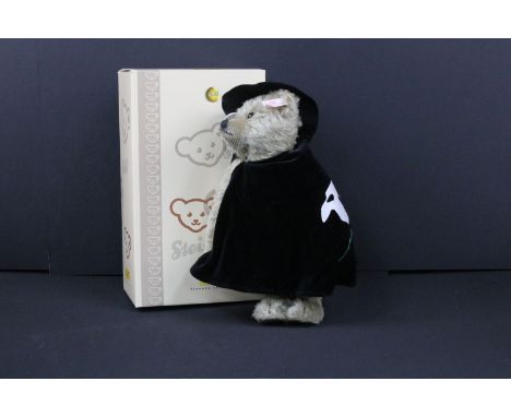 Steiff - Boxed ltd edn Steiff Classic No. 037184 Phantom Of The Opera Teddy Bear, complete with ltd edn COA No. 1594/2000 and