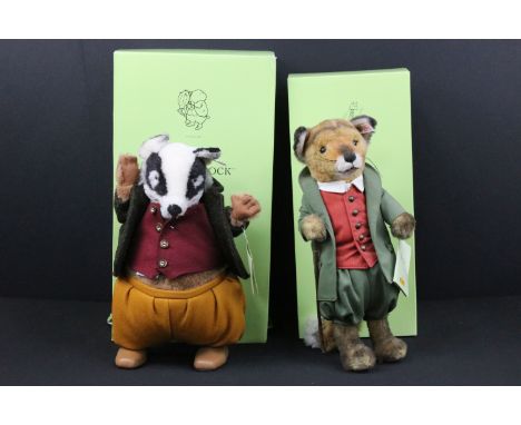 Steiff - Two boxed ltd edn Beatrix Potter Steiff teddy bears to include No. 662478 Tommy Brock (With ltd edn COA No. 933/1500