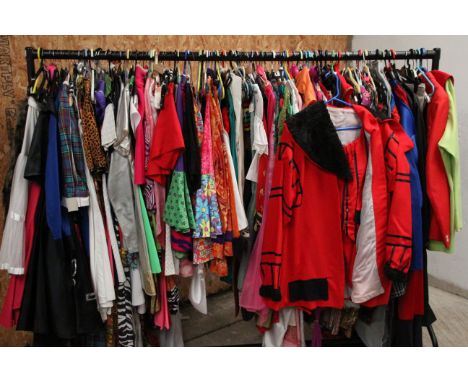 Fancy Dress / Costumes - Around 100 various outfits in various sizes to include 60s style, Spiderman, Darth Vader, Superman e
