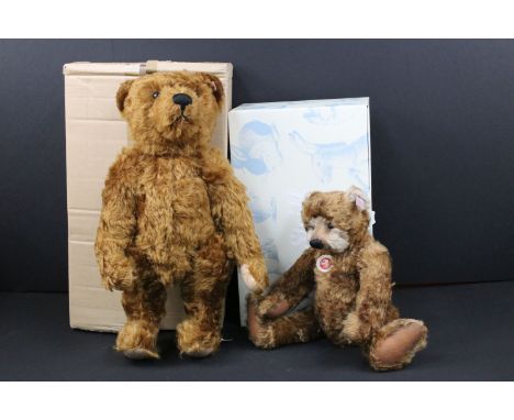Steiff - Two ltd edn Steiff teddy bears to include No. 663864 Cinnamon The £110,000 Bear Danbury Mint Exclusive (With ltd edn