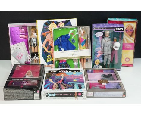 Barbie - Eight boxed ltd edn Mattel Barbie Collector Fashion Dolls and Clothing Sets to include K7966 MAC Barbie Doll, 56061 