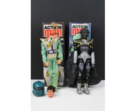 Action Man - Two boxed original Palitoy Action Man Space related action figures to include No. 34037 Action Man Captain Zargo