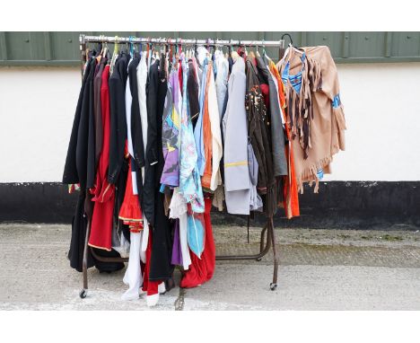 Fancy Dress / Costumes - Around 55 various outfits in various sizes to include vintage examples, Batman, Willy Wonka, panto a
