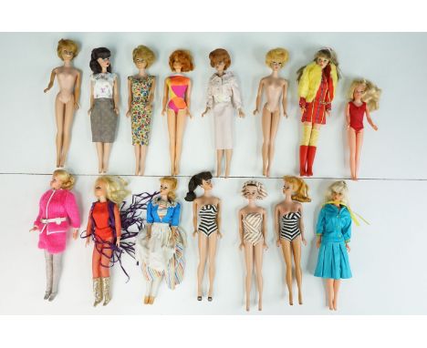 Barbie - Quantity of 15 1960's onwards Mattel Barbie related Fashion Dolls to include Barbie, Skipper, Midge, Stacey, etc, ma