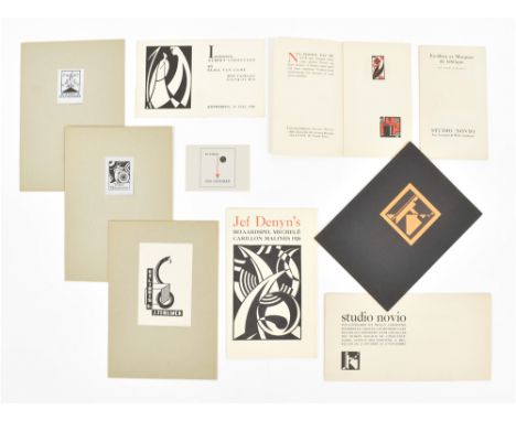 in het Museum Plantin-Moretus te Antwerpen, gehouden van 3e tot 26e Maart 1928. Studio Novio expose au Musée Plantin-Moretus 