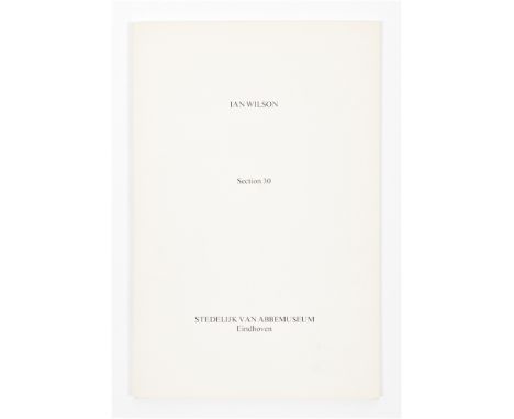 Eindhoven, Stedelijk van Abbemuseum, 1982. Softcover, 21.5 x 14 cm, 56 pp. Published in an edition of 500. First artist's boo