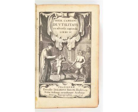 Franeker, I. Balck, 1648. (20),879,(20) p. Engr. title-p. Contemp. vellum w. manuscript title on spine. Sm. 8vo. Ex libris up