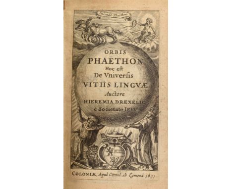 Cologne, "apud Cornel. ab Egmond" [=Amst., Willem Jansz Blaeu], 1631. (12),804,(10) p., engr. title-p. and 23 full-p. ills. f