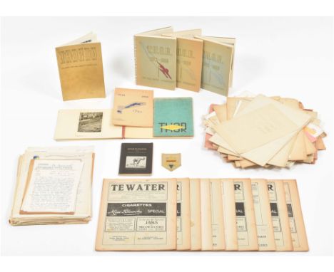 Ca. 1930-1969. Hundreds of var. items related to Dutch swimming culture, incl. a.o.: competition and swim festival posters, c