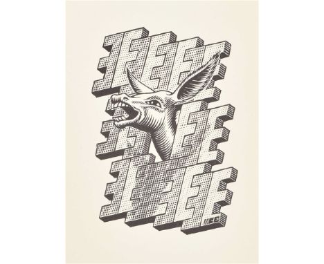 2 woodcuts: E is een ezel and M is een muis. Both monogrammed in the block, 9.7 x 6.5 cm and 10.1 x 6.5 cm, respectively. Boo