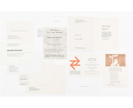 Extensive lot containing several scarce cards, all unmailed copies. Regular postcard size ca. 14.5 x 10.5 cm, unless otherwis