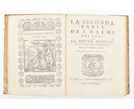 cioè ragionamenti introdotti à farsi da varie conditioni d'huomini, (...). Venice, Gio. Battista Bertoni, 1609. 2nd ed. 4 par