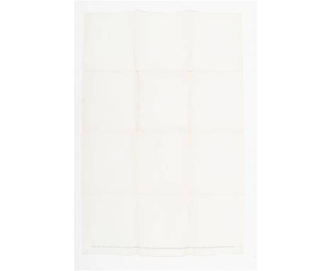 /From a Measured Volume to Indefinite Expansion. Los Angeles, Seth Siegelaub, 1969. Poster, offset printed b/w, 90 x 60 cm. P