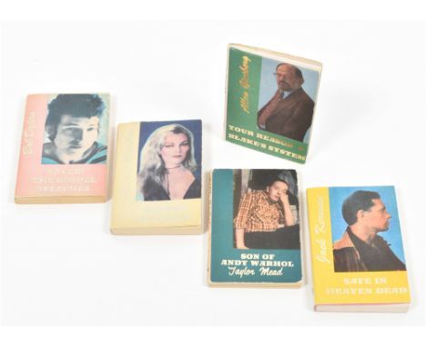 All first edition softcovers, 10.5 x 6.8 cm. Includes: (1) No.4. Taylor Mead, Excerpts from Son of Andy Warhol, 1986, 89 pp. 