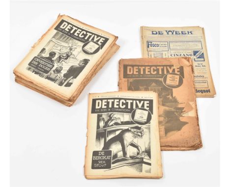 Schuyt, ca. 1933-40. Nos. 1-39. Incl. stories by Agatha Christie, Rex Stout, and Leonard R. Gribble, a.o. Rare collection of 