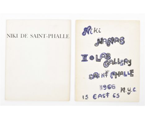 Paris/New York, Galerie Alexandre Iolas, 1965-1966. Two early artists' books featuring de Saint Phalle's signature Nanas figu
