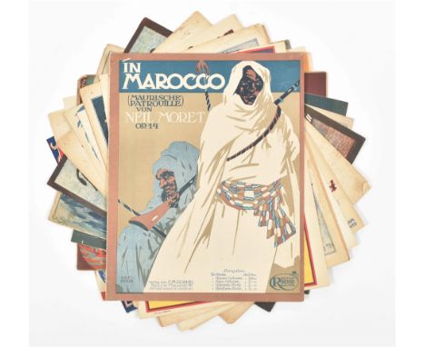 Cover des. by a.o.: Clérice Frères, Oelschläget and R. de Valerio. Songs incl. a.o.: La Sultane, Danse Egyptienne by Johan Al